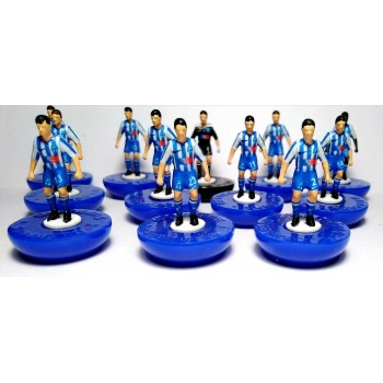 Subbuteo Andrew Table Soccer Apollon Smyrnis FC 2012-13 on classic Hasbro bases
